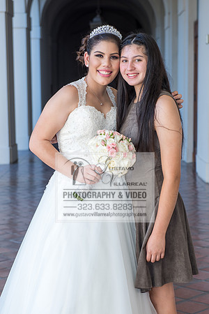 Andrea Lissette quinceaneras, sweet sixteens, weddings, family portraits, anniversaries, photography and video at Miraculos medal catholic church in Montebello,  receptions at Quiet Cannon Montebello,
