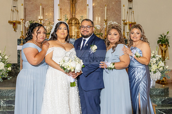 Thalial and Francisco wedding reception at La Mirada Golf course in