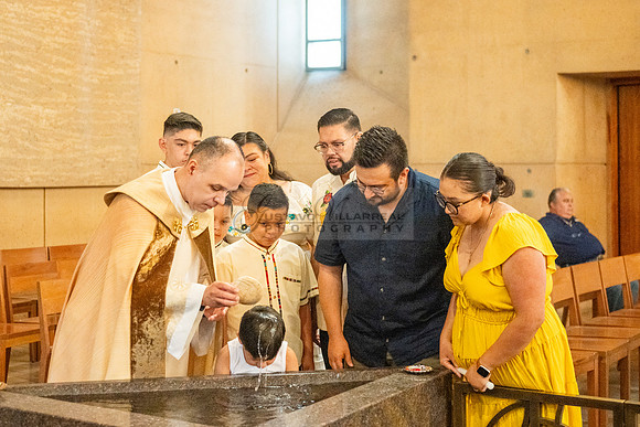 Baptism photographer, videographer at Cathedral of our Lady of Angeles in Los Angeles Ca. Gustavo Villarreal Photography, 323-633-8283, www.gvphotoandvideo.com