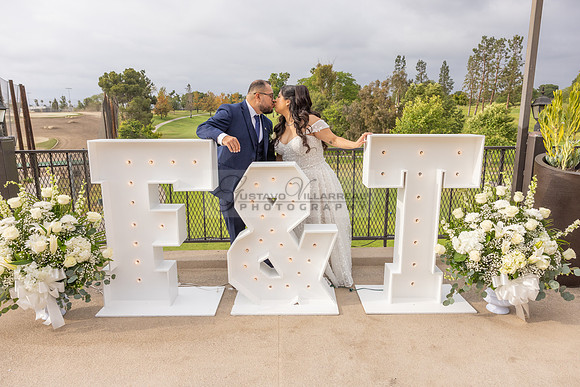 Thalial and Francisco wedding reception at La Mirada Golf course in