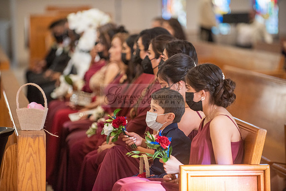 LINK #1 - Xochitl and Luis wedding ceremony at St. Peter Chanel Catholic C