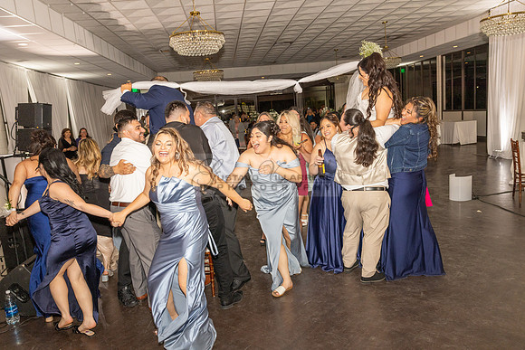 Thalial and Francisco wedding reception at La Mirada Golf course in