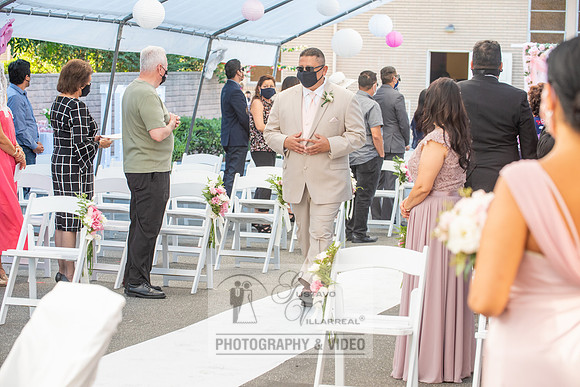Anthony and Alma wedding celebration at st. Joseph's catholic Ch