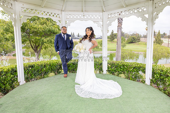 Thalial and Francisco wedding reception at La Mirada Golf course in