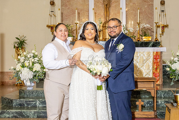 Thalial and Francisco wedding reception at La Mirada Golf course in