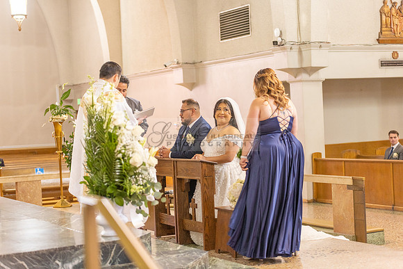 Thalial and Francisco wedding reception at La Mirada Golf course in