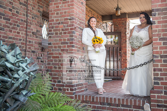JENNIFER AND CYNTHIA glbt wedding photography and video at Long Beach Museum of Art in Long Beach Ca, www.gustavovillarreal.com, 323-633-8283
