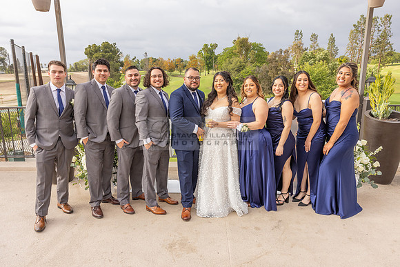Thalial and Francisco wedding reception at La Mirada Golf course in
