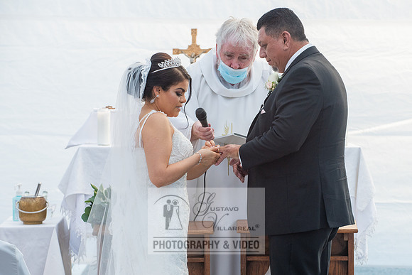 Anthony and Alma wedding celebration at st. Joseph's catholic Ch