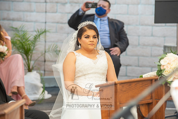 Anthony and Alma wedding celebration at st. Joseph's catholic Ch