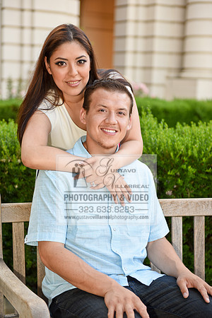 Saul and Cinthia Engagement photos in Pasadena, Wedding photo and video in Pasadena City hall, www.gustavovillarrealphotography.com, 323-633-8283