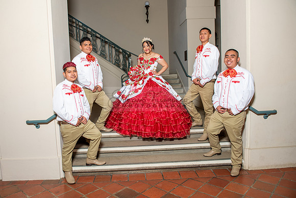 Estephanie Cristal Quinceanera photo shoot ideas, video in Pasadena City Hall in Pasadena Ca. Home reception, 323-633-8283