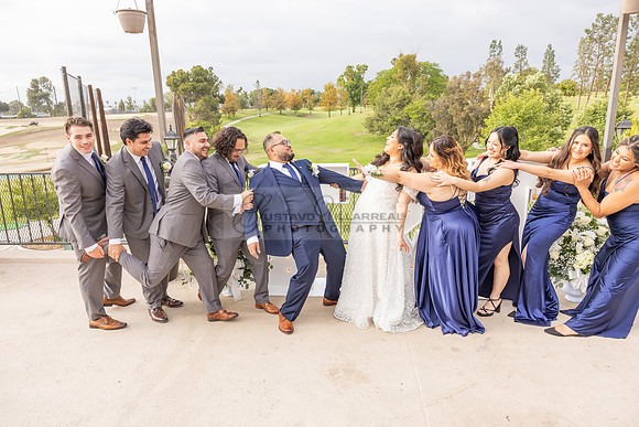 Thalial and Francisco wedding reception at La Mirada Golf course in