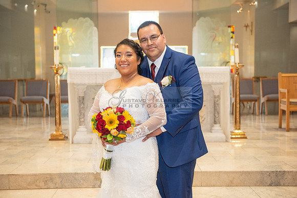 LINK #1 - Xochitl and Luis wedding ceremony at St. Peter Chanel Catholic C