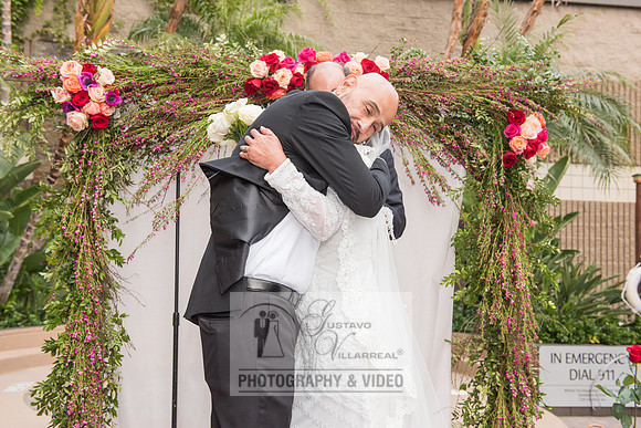 Reina and Adalberto wedding ceremony and reception, photographer