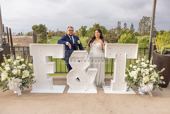 Thalial and Francisco wedding reception at La Mirada Golf course in