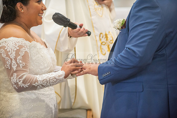 LINK #1 - Xochitl and Luis wedding ceremony at St. Peter Chanel Catholic C
