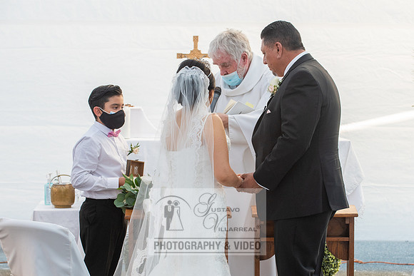 Anthony and Alma wedding celebration at st. Joseph's catholic Ch
