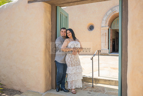 Jessica and Cory engagement photo session at Our Lady of Mount C