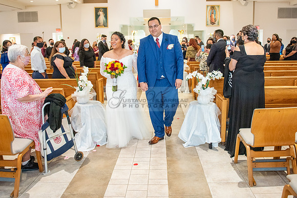 LINK #1 - Xochitl and Luis wedding ceremony at St. Peter Chanel Catholic C