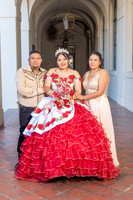 Estephanie Cristal Quinceanera photo shoot ideas, video in Pasadena City Hall in Pasadena Ca. Home reception, 323-633-8283