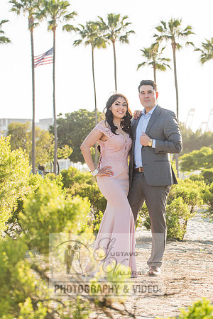 Alejandro and Monique engagement photos at Long beach Harbor Lighthouse, 323-633-8283, www.gustavovillarreal.com