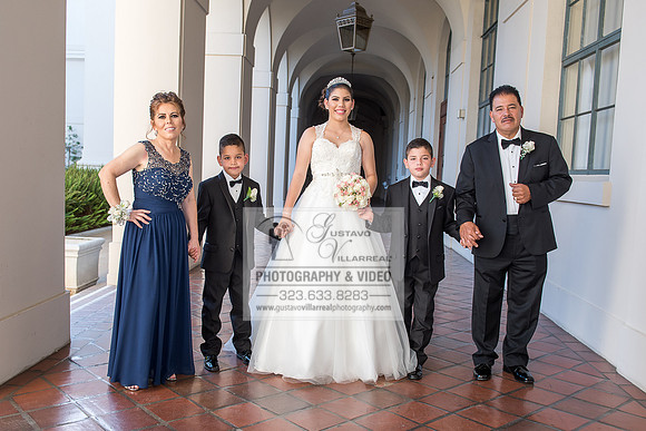 Andrea Lissette quinceaneras, sweet sixteens, weddings, family portraits, anniversaries, photography and video at Miraculos medal catholic church in Montebello,  receptions at Quiet Cannon Montebello,