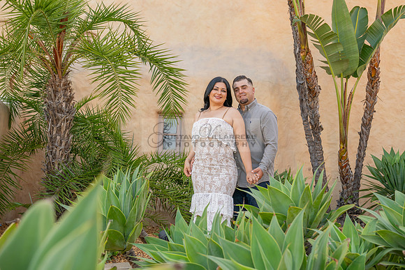 Jessica and Cory engagement photo session at Our Lady of Mount C