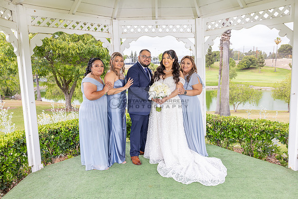 Thalial and Francisco wedding reception at La Mirada Golf course in