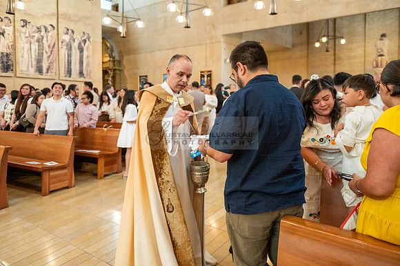 Baptism photographer, videographer at Cathedral of our Lady of Angeles in Los Angeles Ca. Gustavo Villarreal Photography, 323-633-8283, www.gvphotoandvideo.com