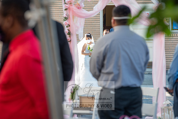 Anthony and Alma wedding celebration at st. Joseph's catholic Ch