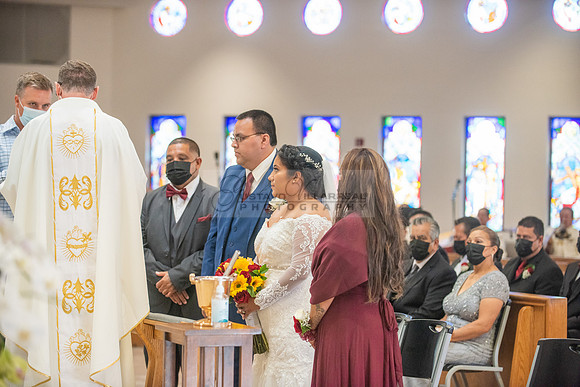 LINK #1 - Xochitl and Luis wedding ceremony at St. Peter Chanel Catholic C