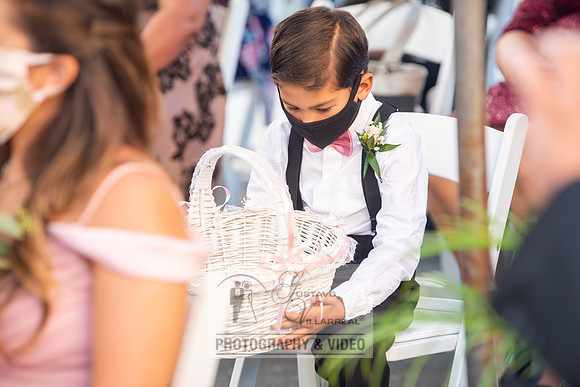 Anthony and Alma wedding celebration at st. Joseph's catholic Ch