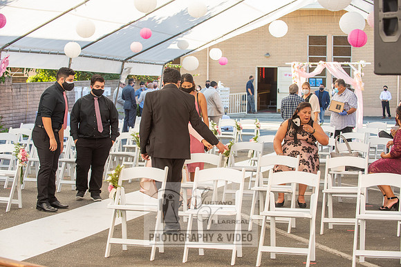 Anthony and Alma wedding celebration at st. Joseph's catholic Ch