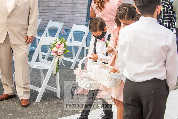 Anthony and Alma wedding celebration at st. Joseph's catholic Ch