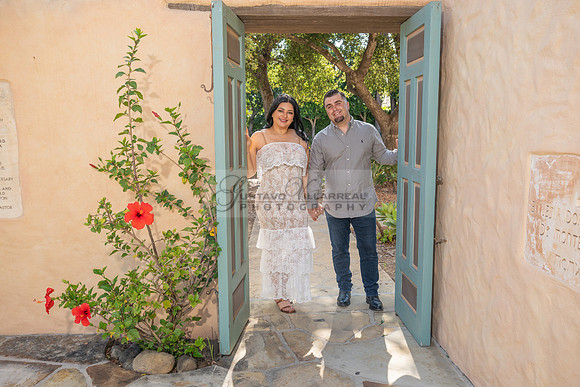 Jessica and Cory engagement photo session at Our Lady of Mount C