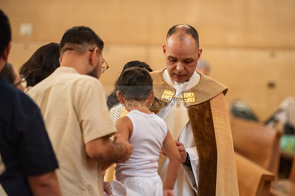 Baptism photographer, videographer at Cathedral of our Lady of Angeles in Los Angeles Ca. Gustavo Villarreal Photography, 323-633-8283, www.gvphotoandvideo.com