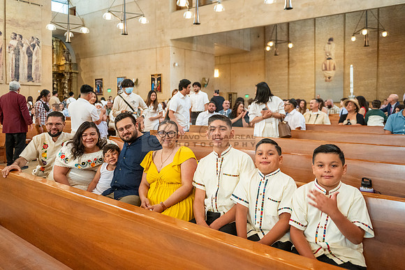 Baptism photographer, videographer at Cathedral of our Lady of Angeles in Los Angeles Ca. Gustavo Villarreal Photography, 323-633-8283, www.gvphotoandvideo.com