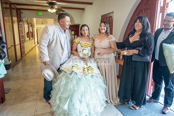 Arianna Tejada quinceanera celebration, photography, videography at Our lady of Guadalupe in El Monte Ca, Fiesta Mexican banquet Hall Montclair Ca, Gustavo Villarreal photo and video, 323-633-8283, ww