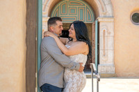 Jessica and Cory engagement photo session at Our Lady of Mount C