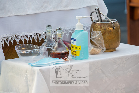 Anthony and Alma wedding celebration at st. Joseph's catholic Ch
