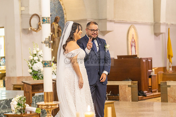 Thalial and Francisco wedding reception at La Mirada Golf course in