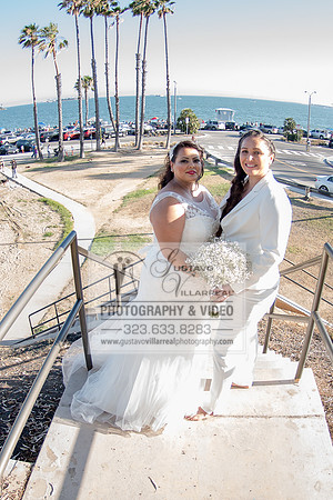 JENNIFER AND CYNTHIA glbt wedding photography and video at Long Beach Museum of Art in Long Beach Ca, www.gustavovillarreal.com, 323-633-8283