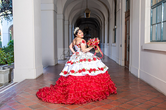 Estephanie Cristal Quinceanera photo shoot ideas, video in Pasadena City Hall in Pasadena Ca. Home reception, 323-633-8283