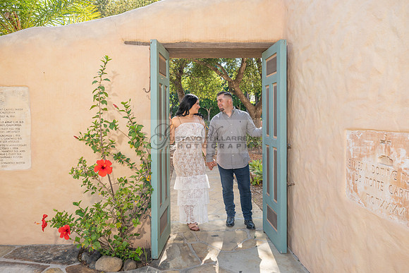 Jessica and Cory engagement photo session at Our Lady of Mount C
