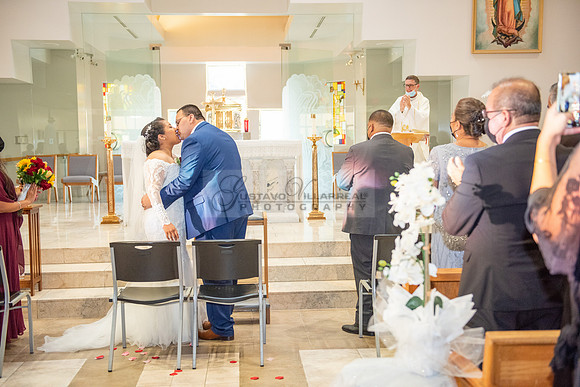 LINK #1 - Xochitl and Luis wedding ceremony at St. Peter Chanel Catholic C