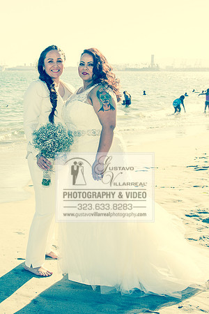 JENNIFER AND CYNTHIA glbt wedding photography and video at Long Beach Museum of Art in Long Beach Ca, www.gustavovillarreal.com, 323-633-8283