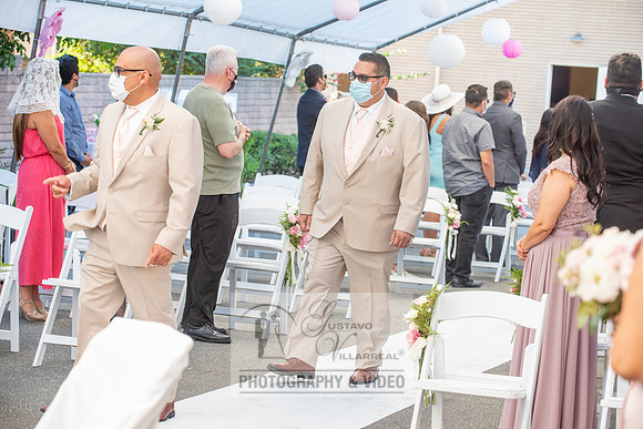 Anthony and Alma wedding celebration at st. Joseph's catholic Ch