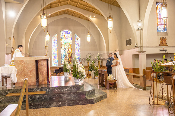 Thalial and Francisco wedding reception at La Mirada Golf course in