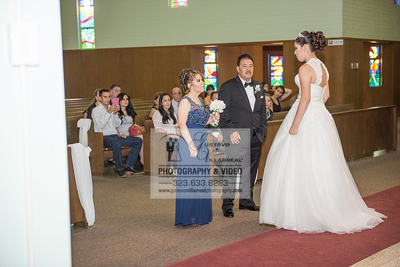 Andrea Lissette quinceaneras, sweet sixteens, weddings, family portraits, anniversaries, photography and video at Miraculos medal catholic church in Montebello,  receptions at Quiet Cannon Montebello,